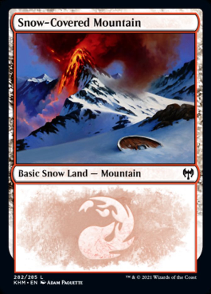 Snow-Covered Mountain (282) [Kaldheim] | Dragon's Lair Comics and Fantasy Houston TX