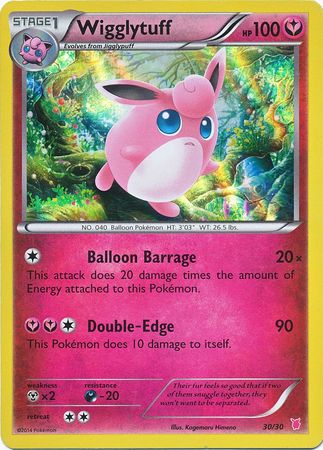 Wigglytuff (30/30) [XY: Trainer Kit 1 - Wigglytuff] | Dragon's Lair Comics and Fantasy Houston TX