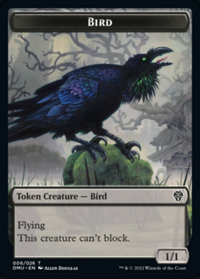 Bird Token (006) [Dominaria United Tokens] | Dragon's Lair Comics and Fantasy Houston TX