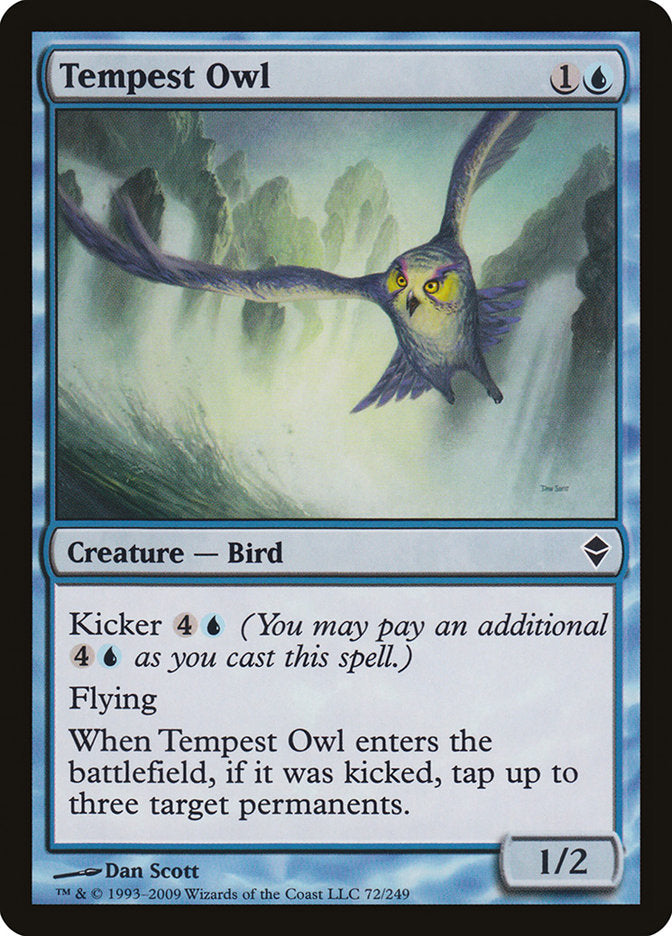 Tempest Owl [Zendikar] | Dragon's Lair Comics and Fantasy Houston TX