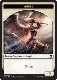 Angel // Soldier Double-Sided Token [Commander 2018 Tokens] | Dragon's Lair Comics and Fantasy Houston TX