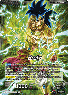 Broly // Broly, Legend's Dawning (Gold Stamped) (P-068) [Mythic Booster] | Dragon's Lair Comics and Fantasy Houston TX