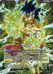 Broly // Broly, Legend's Dawning (Gold Stamped) (P-068) [Mythic Booster] | Dragon's Lair Comics and Fantasy Houston TX