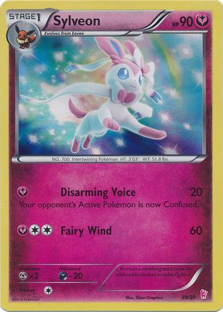 Sylveon (30/30) [XY: Trainer Kit - Sylveon] | Dragon's Lair Comics and Fantasy Houston TX