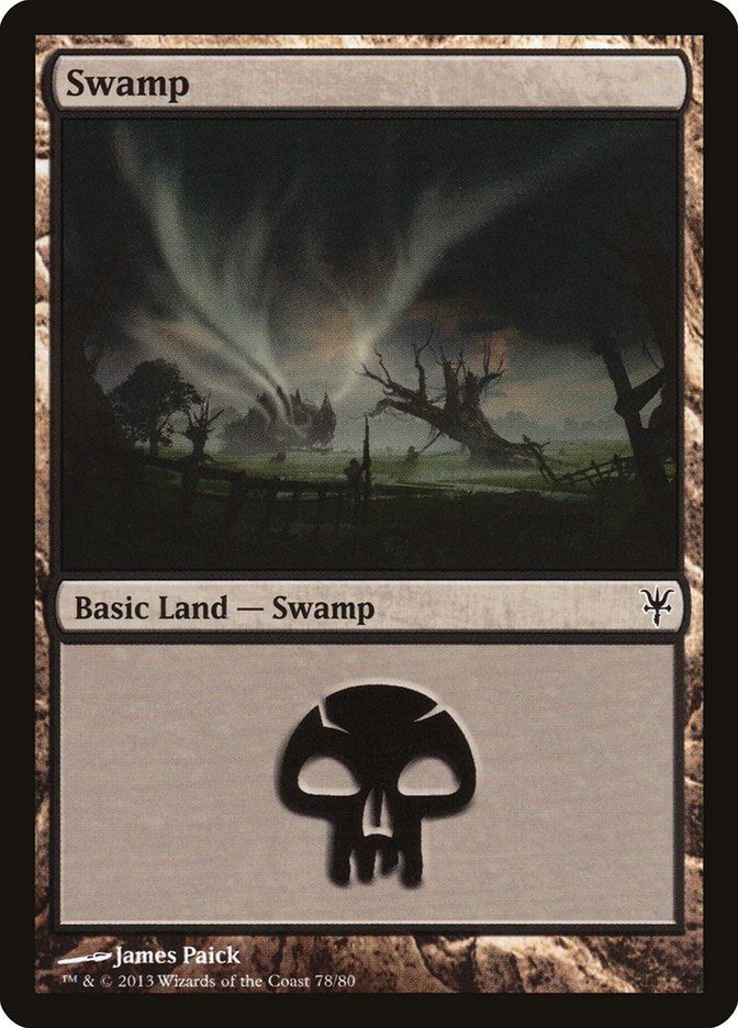 Swamp (78) [Duel Decks: Sorin vs. Tibalt] | Dragon's Lair Comics and Fantasy Houston TX