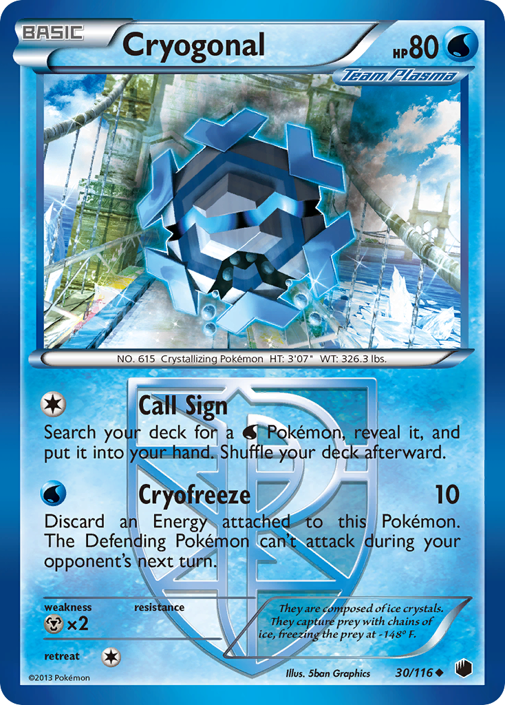 Cryogonal (30/116) [Black & White: Plasma Freeze] | Dragon's Lair Comics and Fantasy Houston TX