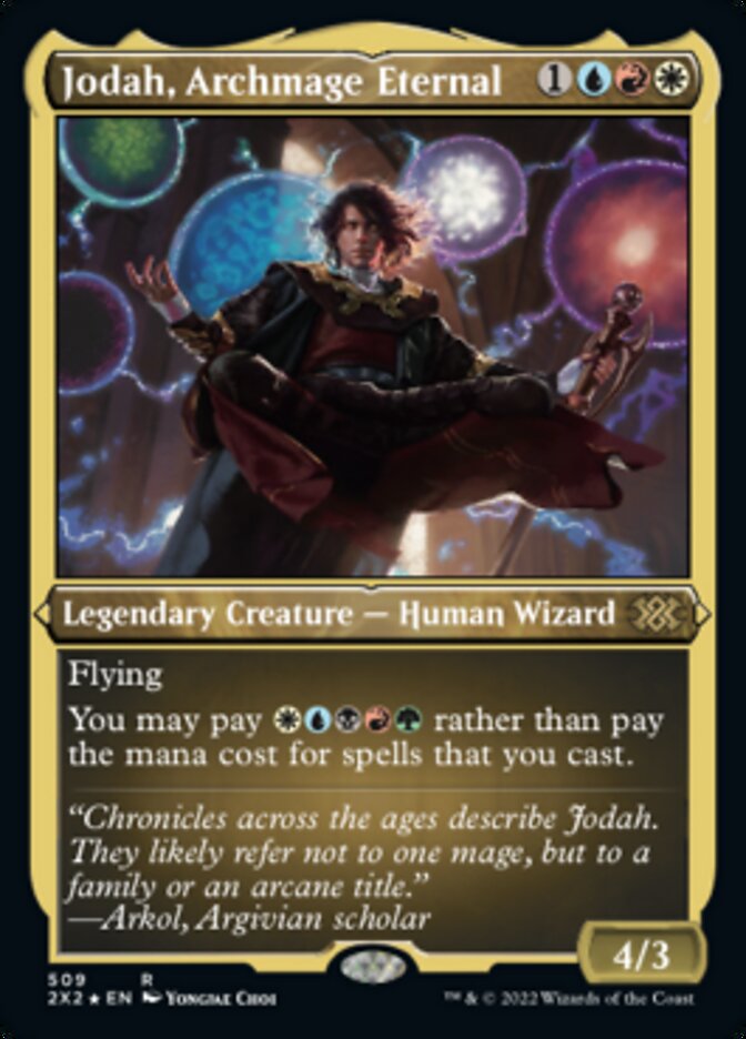 Jodah, Archmage Eternal (Foil Etched) [Double Masters 2022] | Dragon's Lair Comics and Fantasy Houston TX