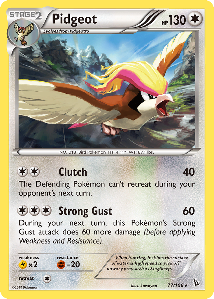 Pidgeot (77/106) [XY: Flashfire] | Dragon's Lair Comics and Fantasy Houston TX