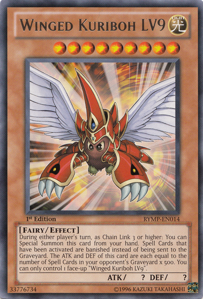 Winged Kuriboh LV9 [RYMP-EN014] Rare | Dragon's Lair Comics and Fantasy Houston TX