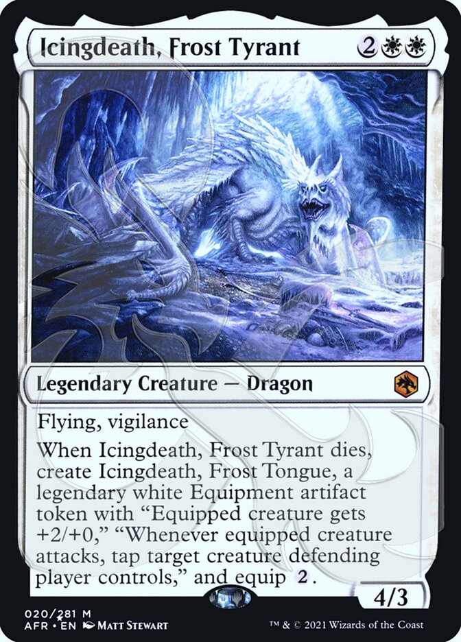 Icingdeath, Frost Tyrant (Ampersand Promo) [Dungeons & Dragons: Adventures in the Forgotten Realms Promos] | Dragon's Lair Comics and Fantasy Houston TX