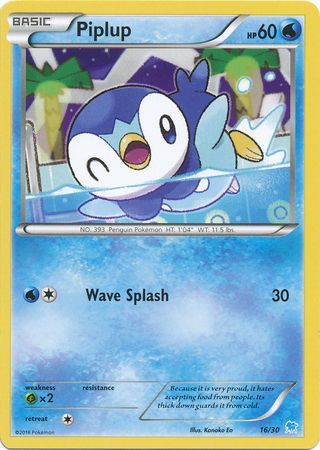 Piplup (16/30) [XY: Trainer Kit 3 - Suicune] | Dragon's Lair Comics and Fantasy Houston TX