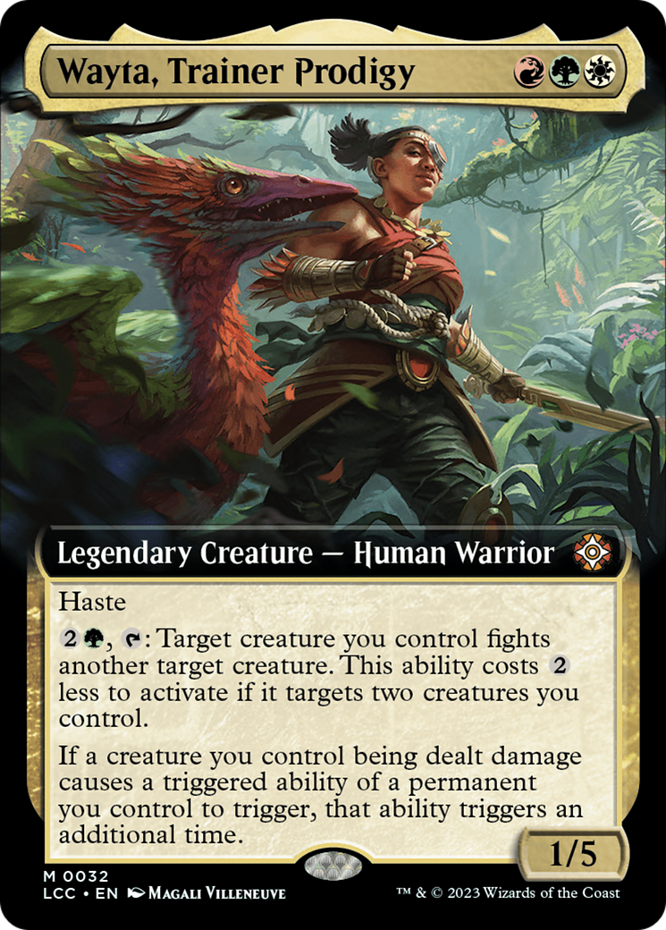 Wayta, Trainer Prodigy (Extended Art) [The Lost Caverns of Ixalan Commander] | Dragon's Lair Comics and Fantasy Houston TX