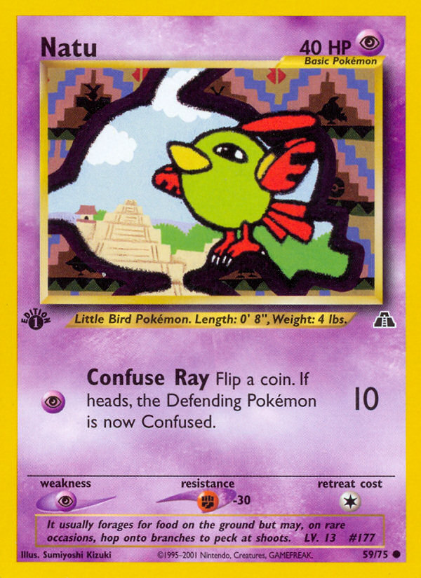 Natu (59/75) [Neo Discovery 1st Edition] | Dragon's Lair Comics and Fantasy Houston TX