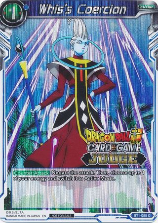 Whis's Coercion (BT1-055) [Judge Promotion Cards] | Dragon's Lair Comics and Fantasy Houston TX