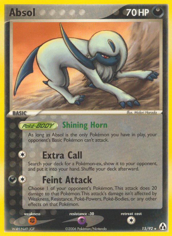 Absol (15/92) [EX: Legend Maker] | Dragon's Lair Comics and Fantasy Houston TX