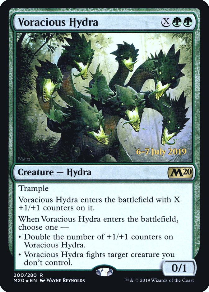 Voracious Hydra [Core Set 2020 Prerelease Promos] | Dragon's Lair Comics and Fantasy Houston TX