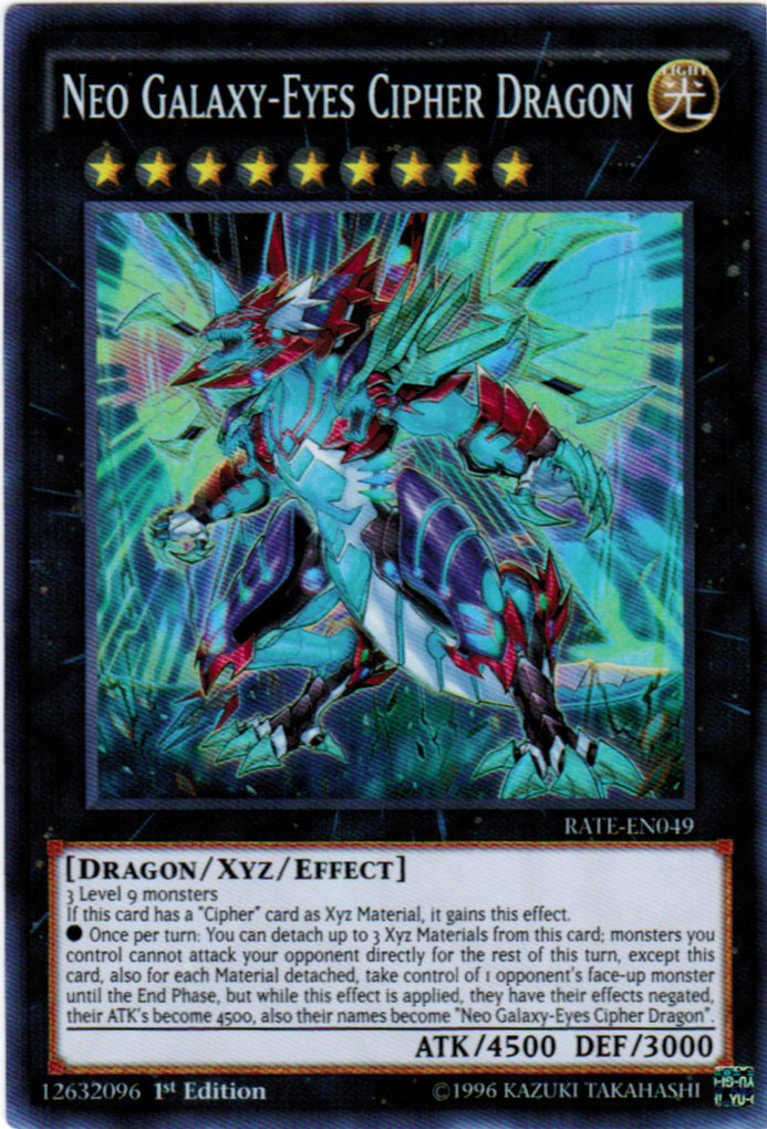 Neo Galaxy-Eyes Cipher Dragon [RATE-EN049] Super Rare | Dragon's Lair Comics and Fantasy Houston TX