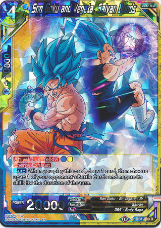 Son Goku and Vegeta, Saiyan Bonds (DB1-089) [Dragon Brawl] | Dragon's Lair Comics and Fantasy Houston TX