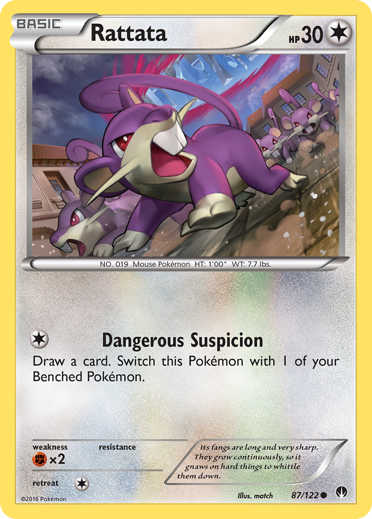 Rattata (87/122) [XY: BREAKpoint] | Dragon's Lair Comics and Fantasy Houston TX