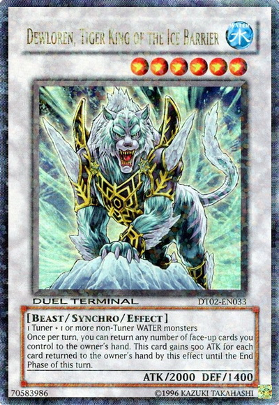 Dewloren, Tiger King of the Ice Barrier [DT02-EN033] Ultra Rare | Dragon's Lair Comics and Fantasy Houston TX