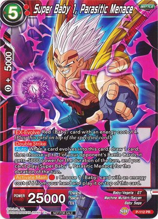 Super Baby 1, Parasitic Menace (Power Booster) (P-112) [Promotion Cards] | Dragon's Lair Comics and Fantasy Houston TX