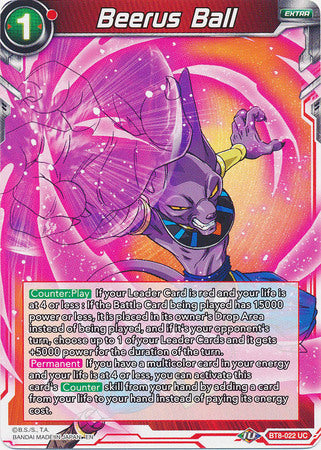 Beerus Ball (BT8-022) [Malicious Machinations] | Dragon's Lair Comics and Fantasy Houston TX