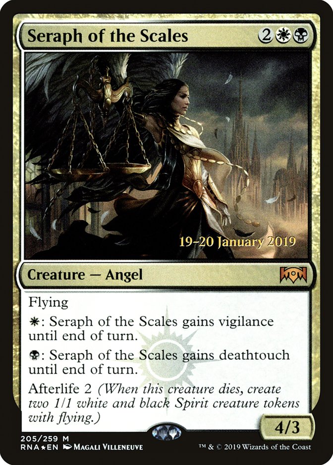 Seraph of the Scales [Ravnica Allegiance Prerelease Promos] | Dragon's Lair Comics and Fantasy Houston TX