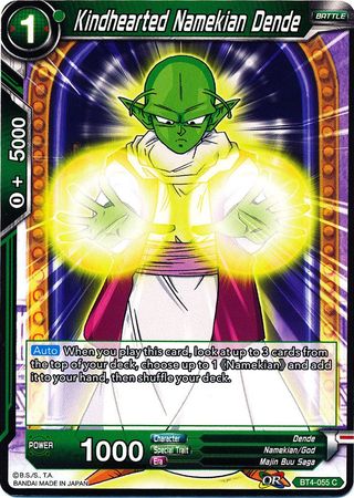 Kindhearted Namekian Dende (BT4-055) [Colossal Warfare] | Dragon's Lair Comics and Fantasy Houston TX