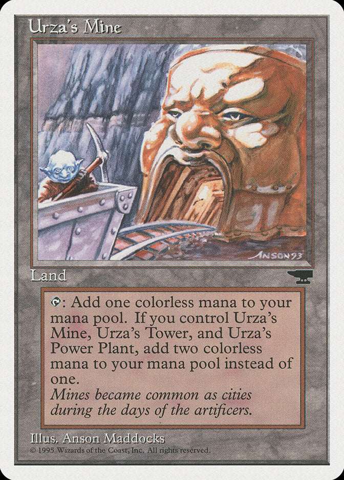 Urza's Mine (Mine Cart Entering Mouth) [Chronicles] | Dragon's Lair Comics and Fantasy Houston TX