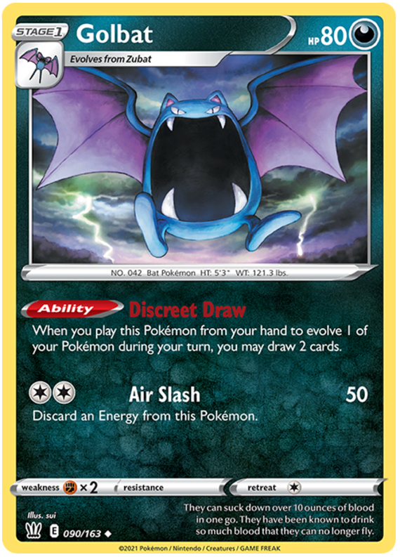 Golbat (090/163) [Sword & Shield: Battle Styles] | Dragon's Lair Comics and Fantasy Houston TX