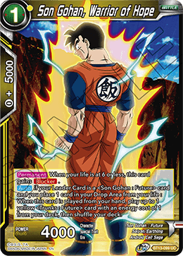 Son Gohan, Warrior of Hope (Uncommon) (BT13-099) [Supreme Rivalry] | Dragon's Lair Comics and Fantasy Houston TX