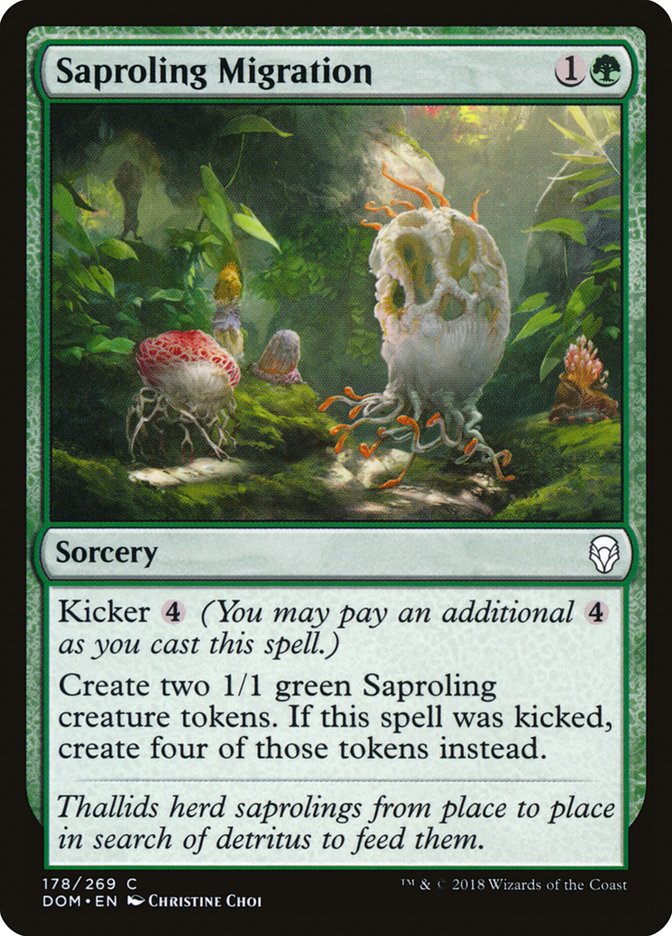 Saproling Migration [Dominaria] | Dragon's Lair Comics and Fantasy Houston TX