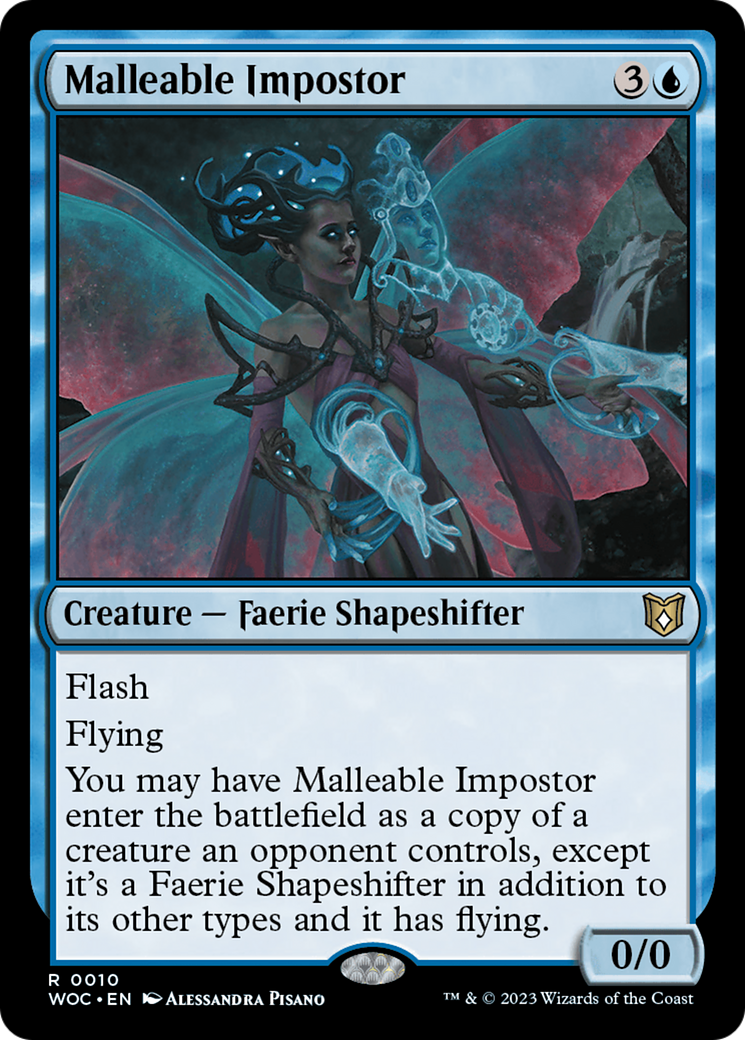 Malleable Impostor [Wilds of Eldraine Commander] | Dragon's Lair Comics and Fantasy Houston TX