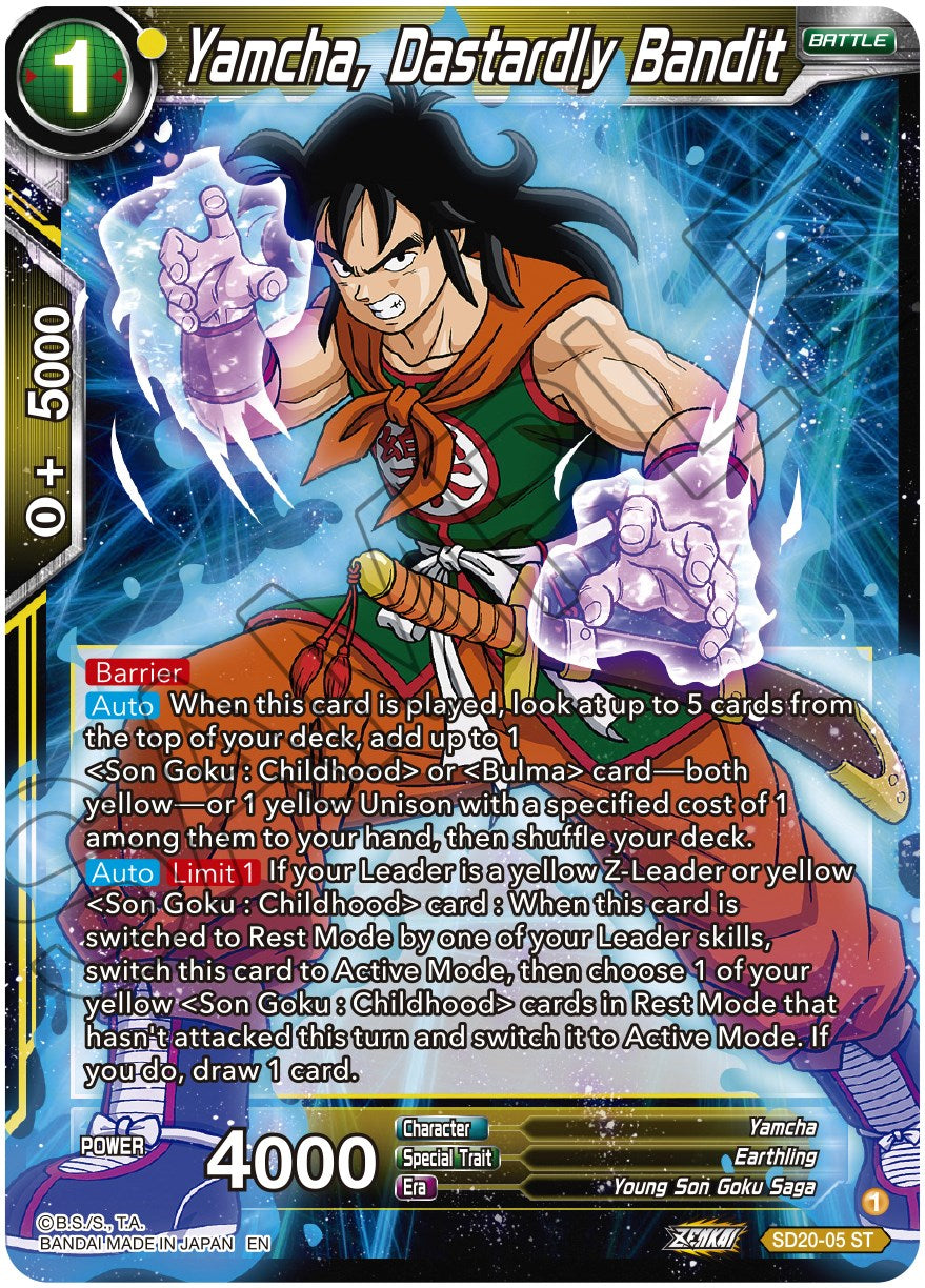 Yamcha, Dastardly Bandit (SD20-05) [Dawn of the Z-Legends] | Dragon's Lair Comics and Fantasy Houston TX