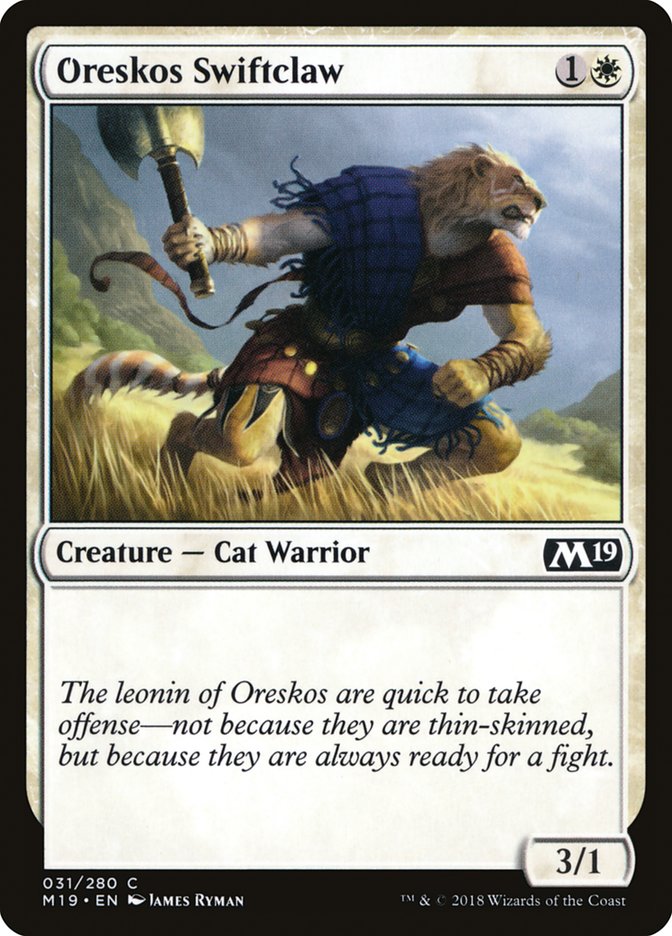 Oreskos Swiftclaw [Core Set 2019] | Dragon's Lair Comics and Fantasy Houston TX