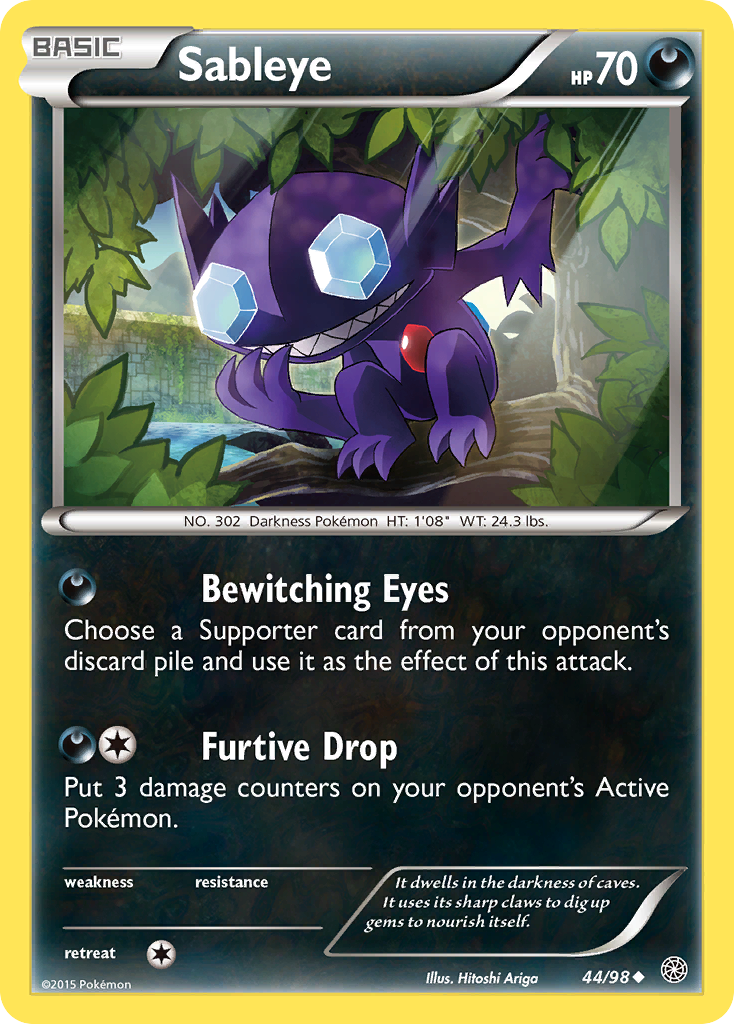 Sableye (44/98) [XY: Ancient Origins] | Dragon's Lair Comics and Fantasy Houston TX