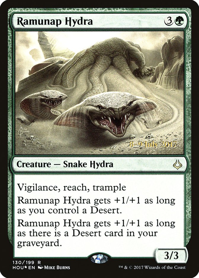 Ramunap Hydra [Hour of Devastation Prerelease Promos] | Dragon's Lair Comics and Fantasy Houston TX