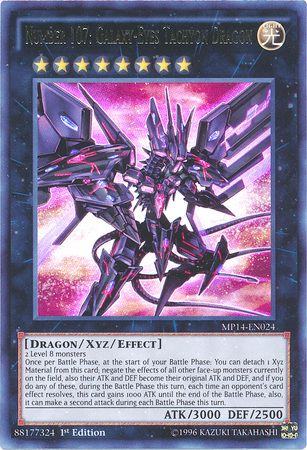 Number 107: Galaxy-Eyes Tachyon Dragon [MP14-EN024] Ultra Rare | Dragon's Lair Comics and Fantasy Houston TX