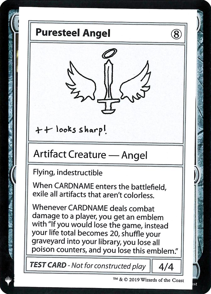 Puresteel Angel [Mystery Booster Playtest Cards] | Dragon's Lair Comics and Fantasy Houston TX