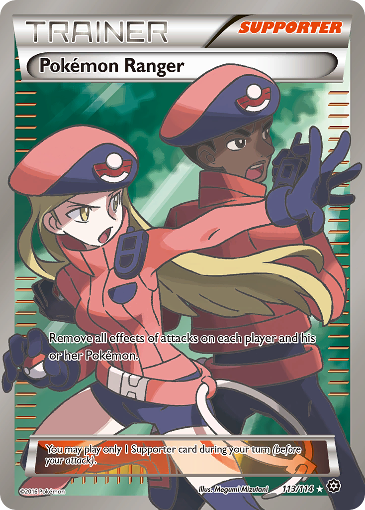 Pokemon Ranger (113/114) [XY: Steam Siege] | Dragon's Lair Comics and Fantasy Houston TX