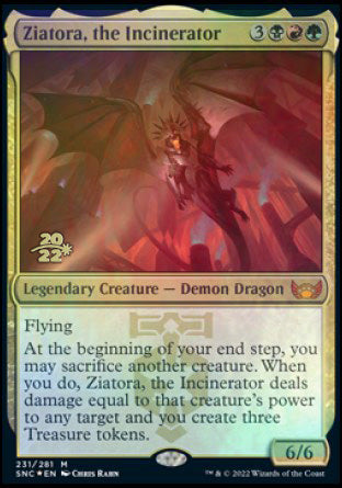 Ziatora, the Incinerator [Streets of New Capenna Prerelease Promos] | Dragon's Lair Comics and Fantasy Houston TX