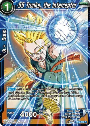 SS Trunks, the Interceptor (BT16-032) [Realm of the Gods] | Dragon's Lair Comics and Fantasy Houston TX