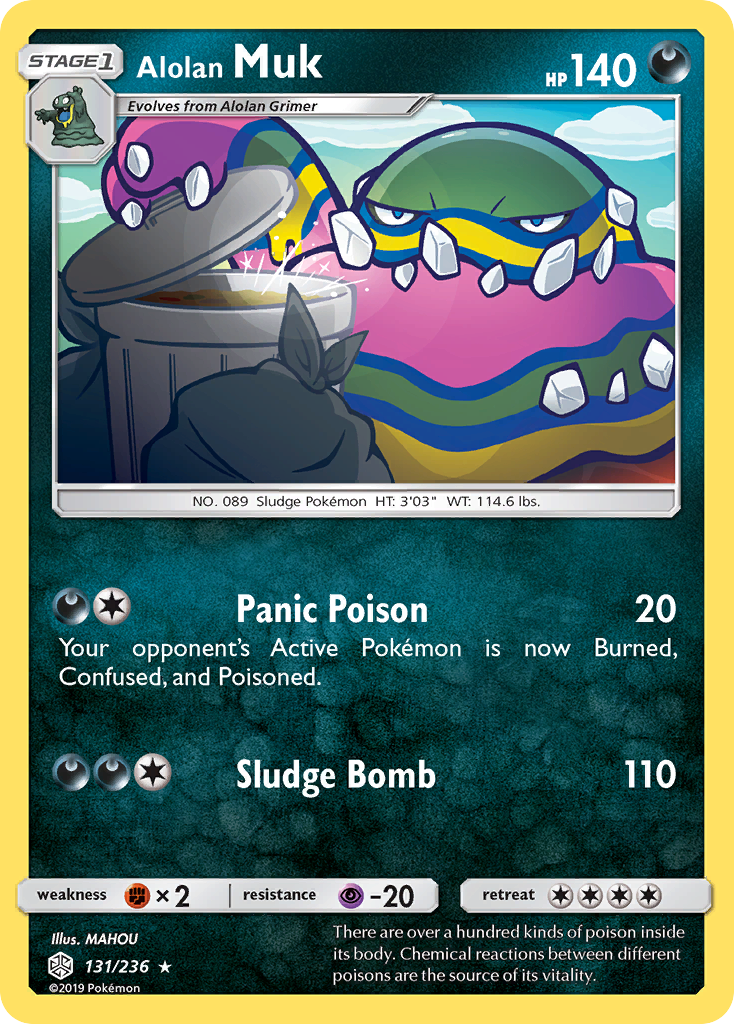 Alolan Muk (131/236) [Sun & Moon: Cosmic Eclipse] | Dragon's Lair Comics and Fantasy Houston TX