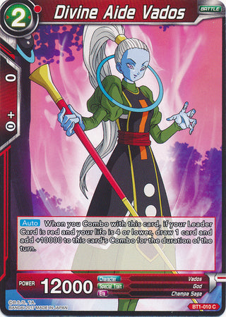 Divine Aide Vados (BT1-010) [Galactic Battle] | Dragon's Lair Comics and Fantasy Houston TX