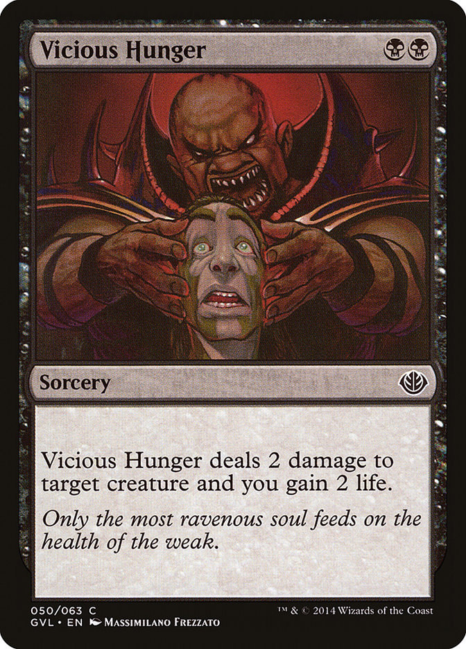 Vicious Hunger (Garruk vs. Liliana) [Duel Decks Anthology] | Dragon's Lair Comics and Fantasy Houston TX