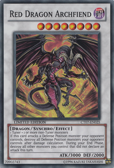 Red Dragon Archfiend [CT07-EN025] Super Rare | Dragon's Lair Comics and Fantasy Houston TX