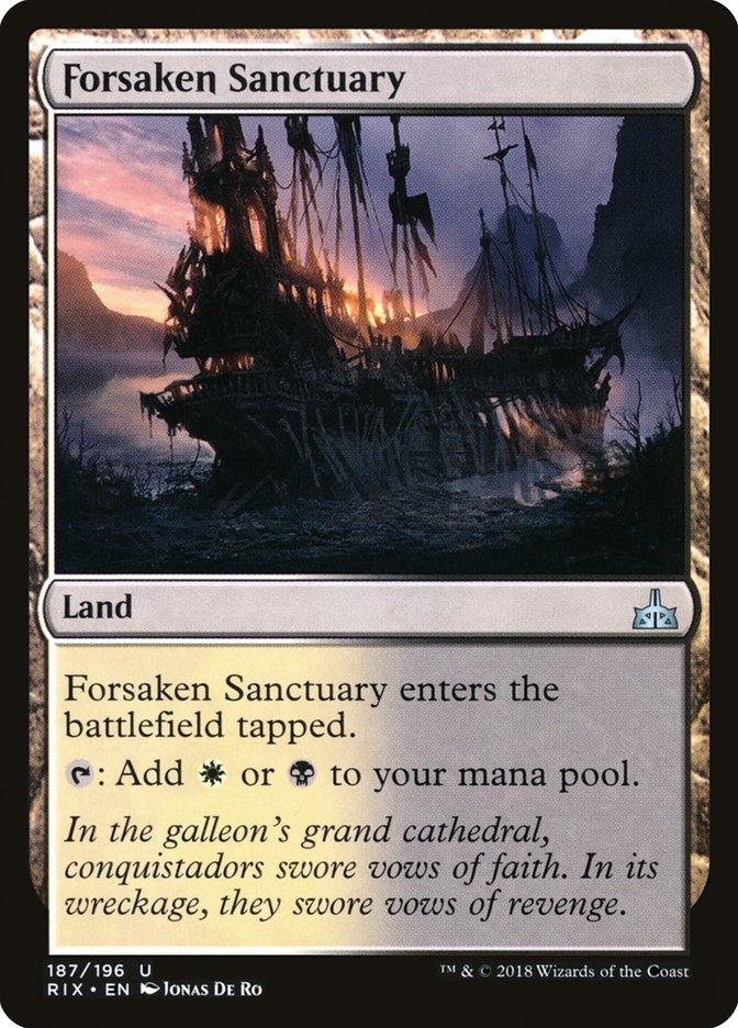 Forsaken Sanctuary [Rivals of Ixalan] | Dragon's Lair Comics and Fantasy Houston TX