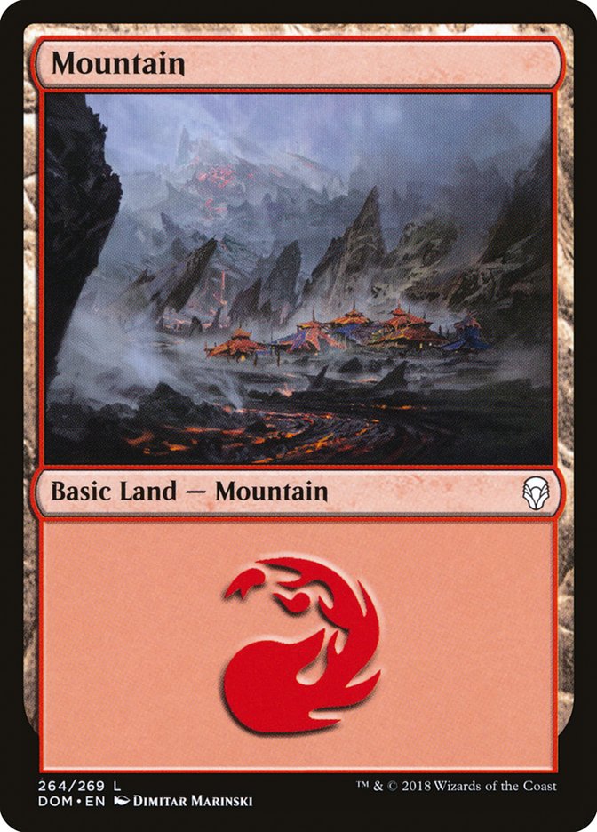 Mountain (264) [Dominaria] | Dragon's Lair Comics and Fantasy Houston TX