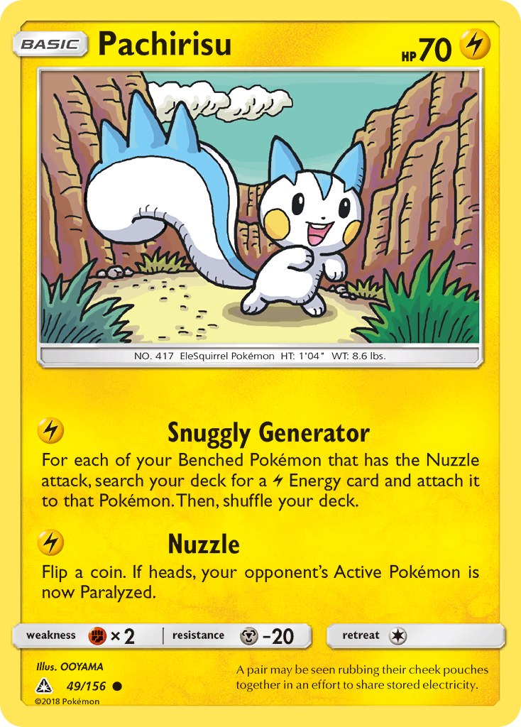 Pachirisu (49/156) [Sun & Moon: Ultra Prism] | Dragon's Lair Comics and Fantasy Houston TX