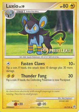 Luxio (52/130) (Prerelease Promo) [Nintendo: Black Star Promos] | Dragon's Lair Comics and Fantasy Houston TX